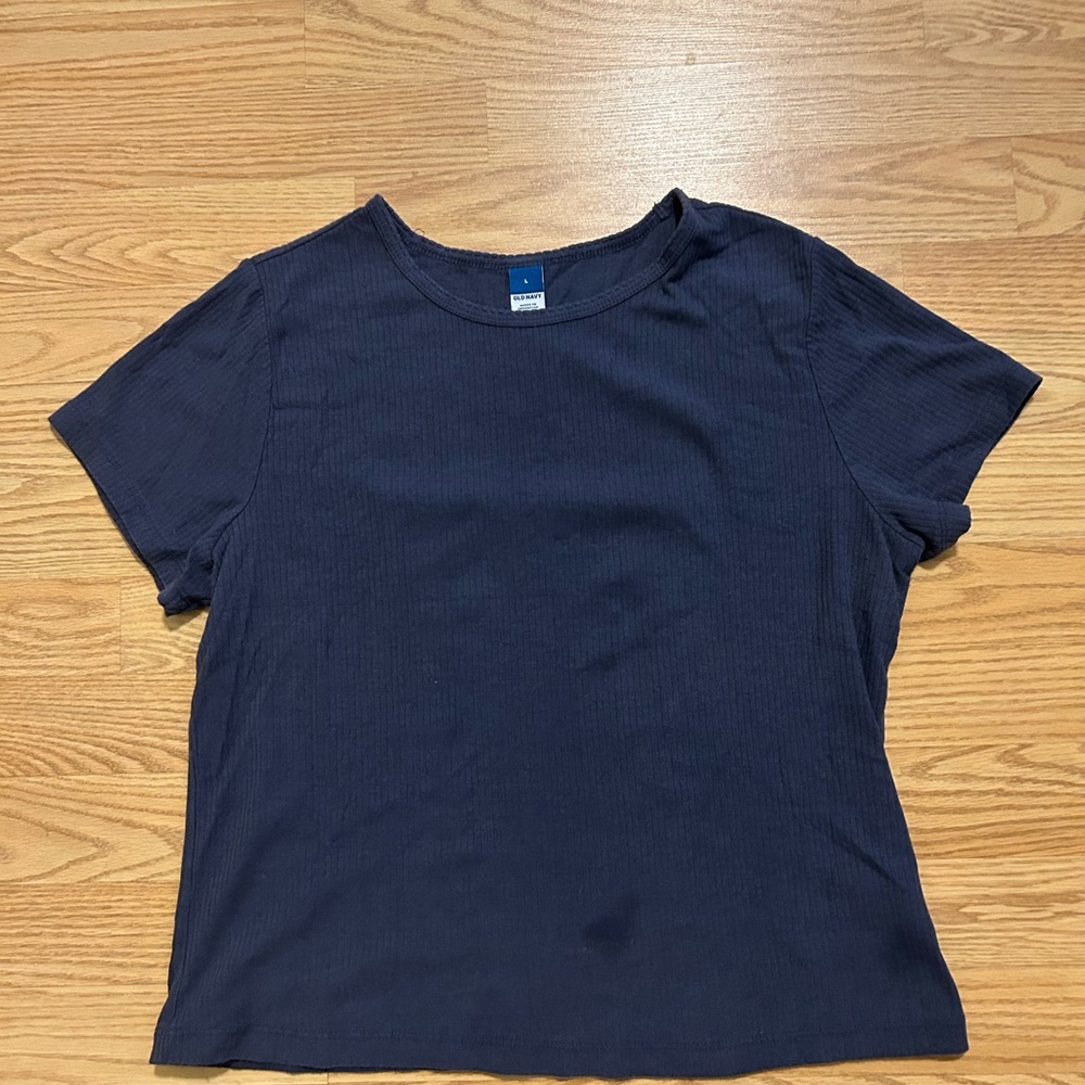 Old Navy Dark Blue Short Sleeve Tee